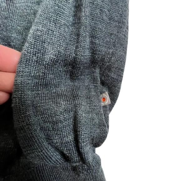 Ping Men's 100% Merino Wool Sensorwarm 1/4 Zip Sweater Jumper Drk Grey Golf Sz M - Picture 6 of 13